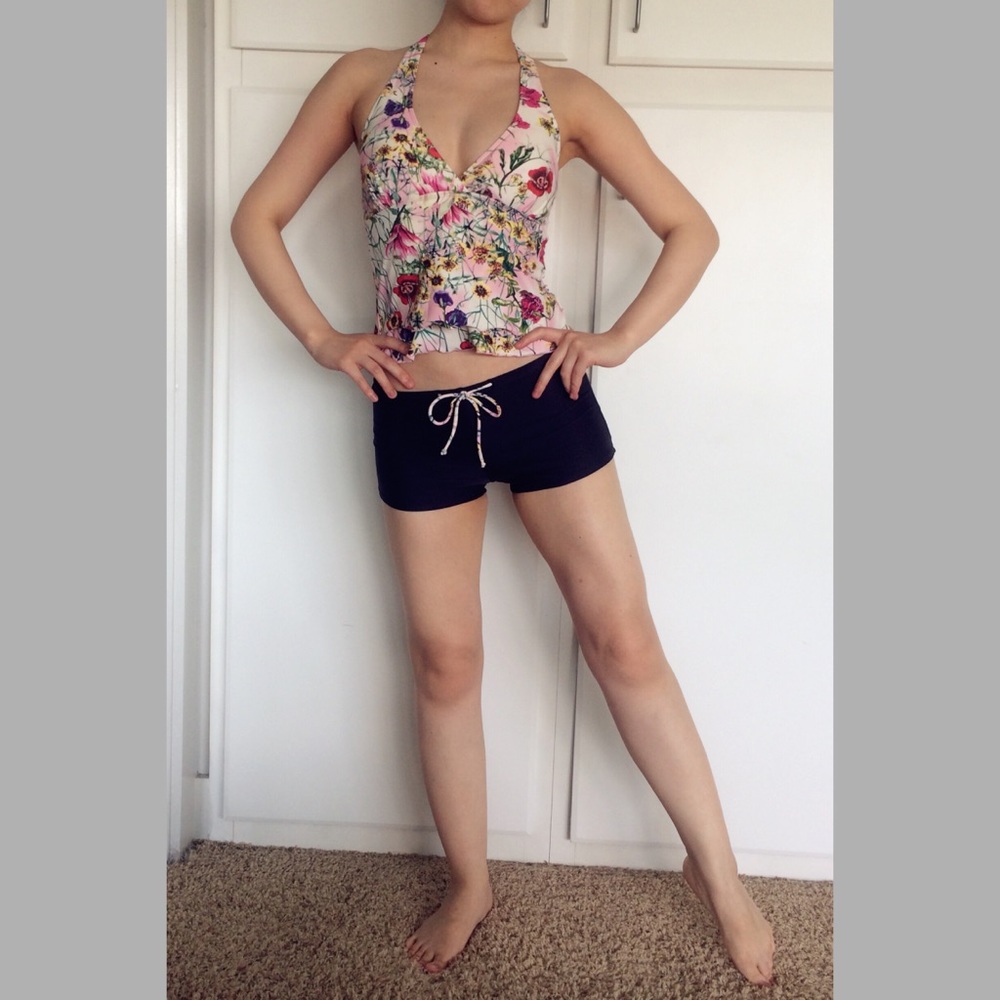 Two Piece Floral Swimwear